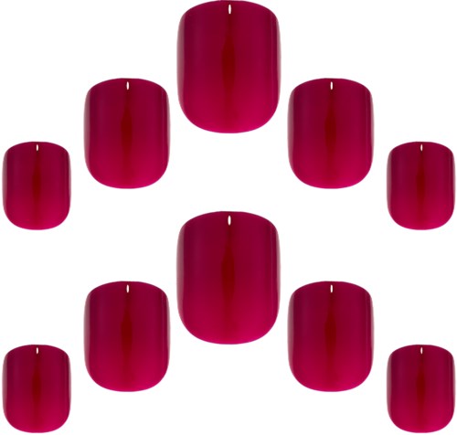 Zehn rote Kerzen in Sternform auf weißem Hintergrund.