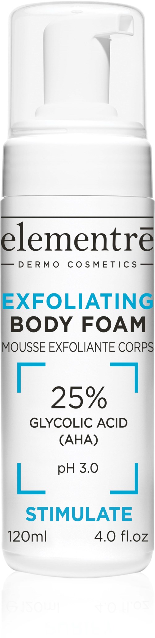 elementrē Body Foam 25% Alpha Hydroxy Acid 120 ml