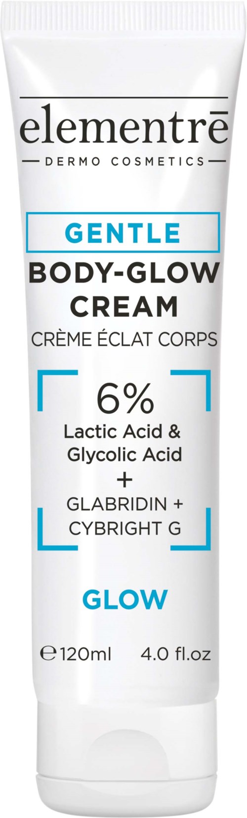 elementrē Body Glow 6% Lactic & Glycolic Acid 120 ml