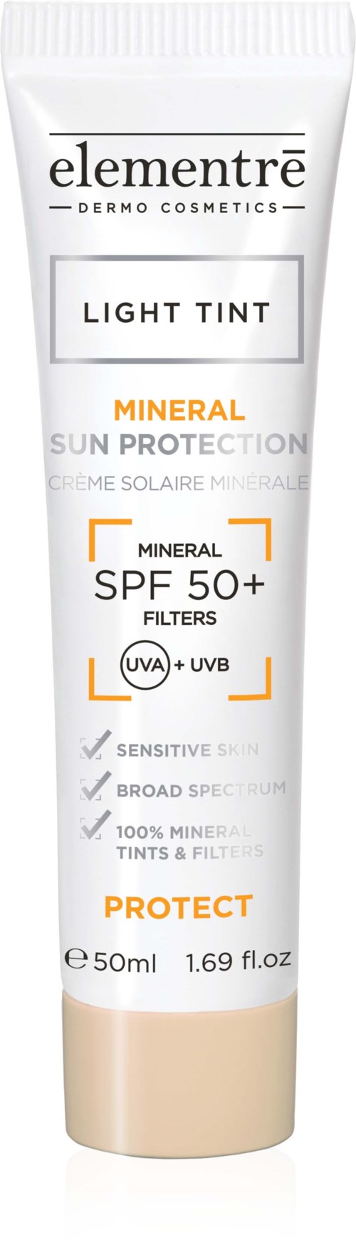 elementrē Mineral Sun Protection SPF50+ Light