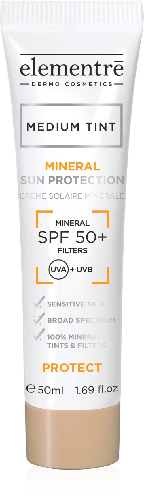 elementrē Mineral Sun Protection SPF50+ Medium