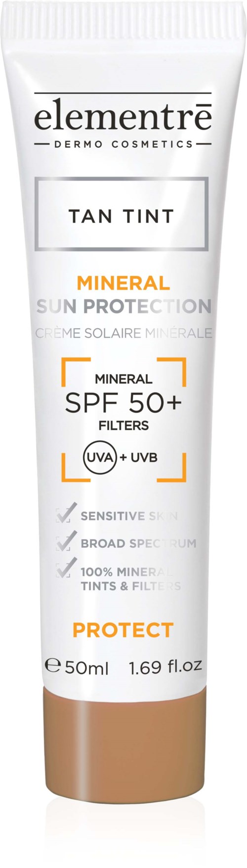 elementrē Mineral Sun Protection SPF50+ Tan