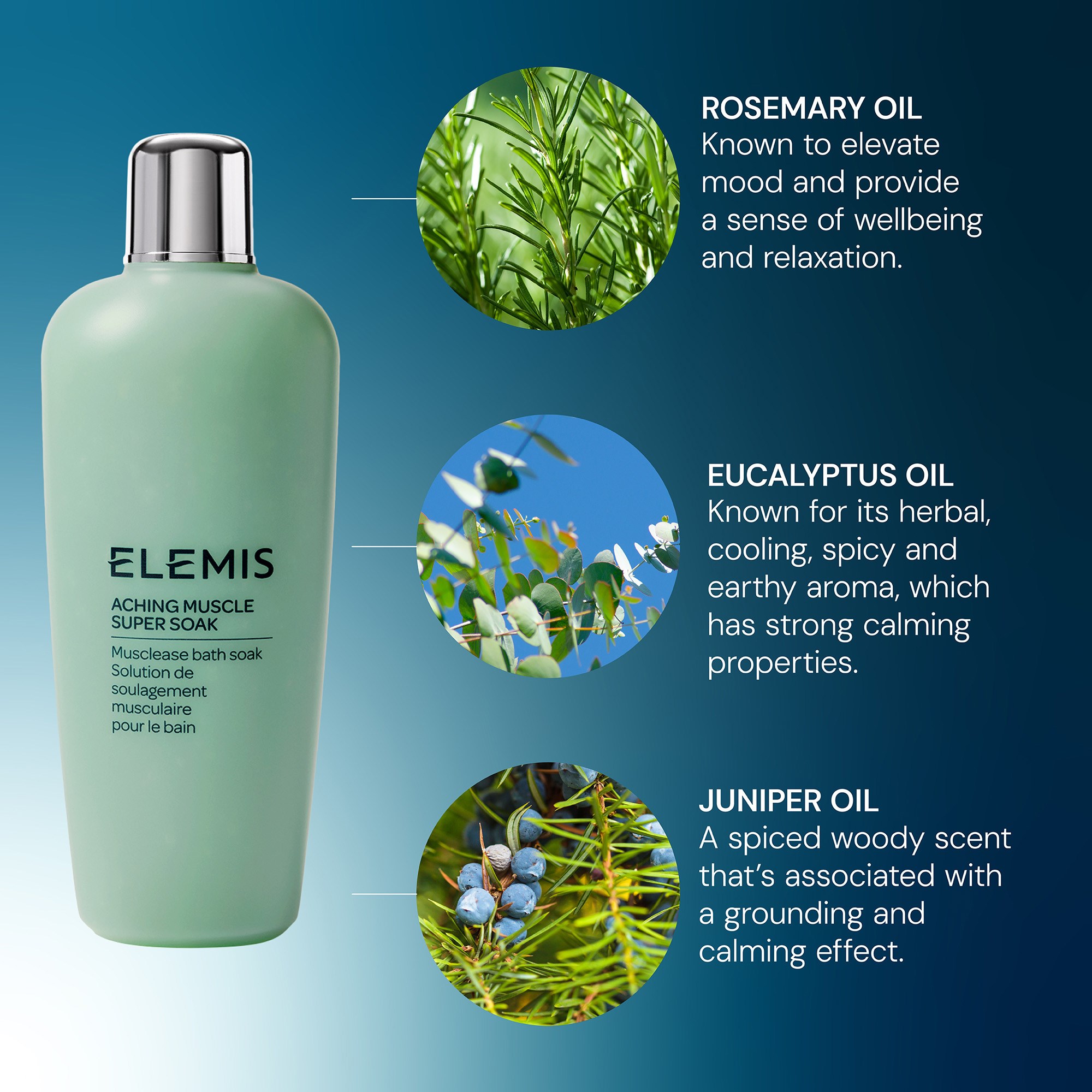 Elemis Spa At Home Body Performance Aching Muscle Super Soak 400 ml (obrázok 5)
