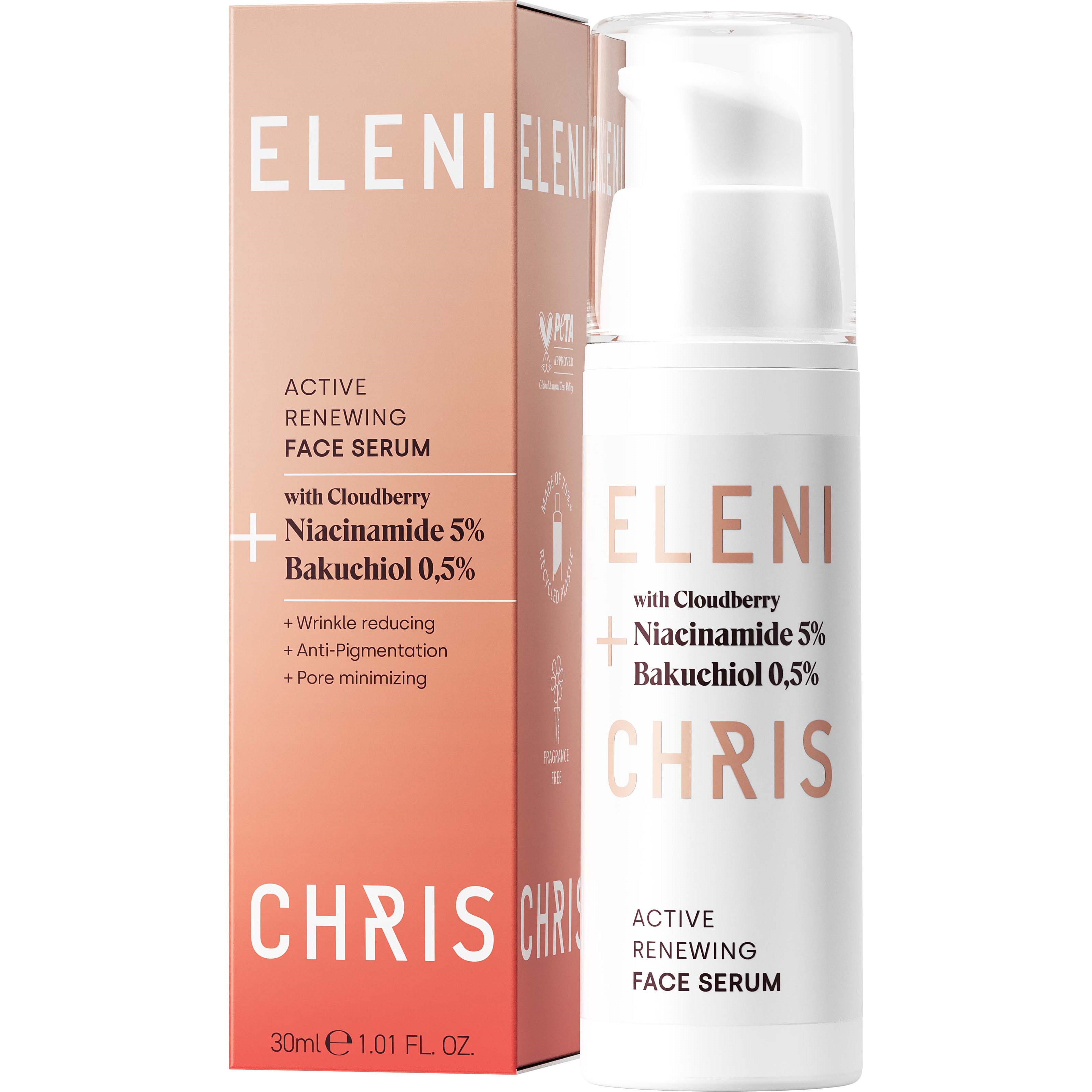 Eleni&Chris Active Renewing Face Serum 30 ml