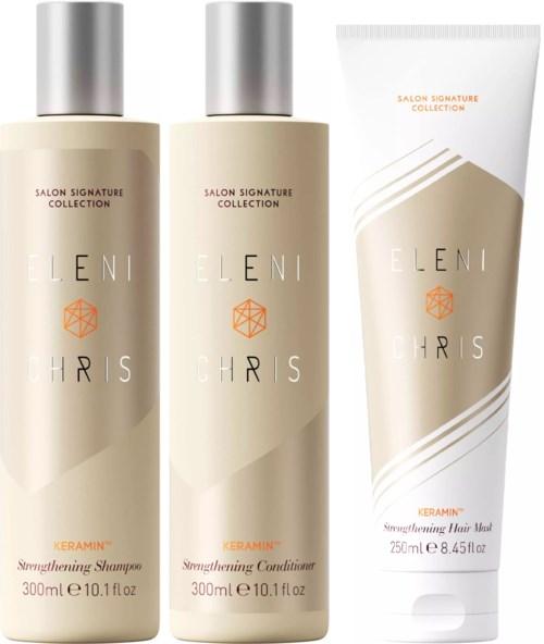 Eleni&Chris KeraMin™ Bundle Strengthening Shampoo 300 ml & Conditioner 300 ml & Mask 250 ml