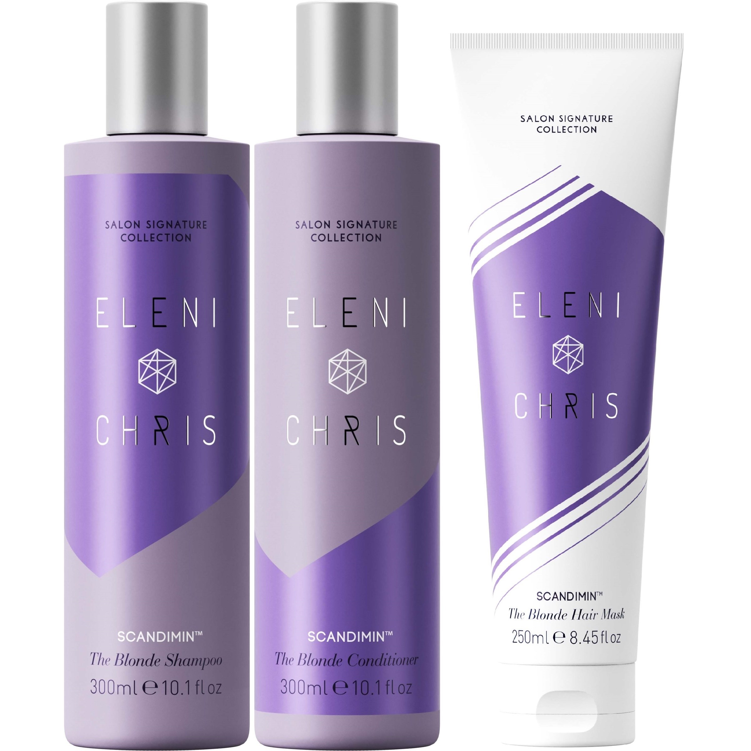 Eleni&Chris ScandiMin™ The Blonde Bundle Shampoo 300 ml & Conditi