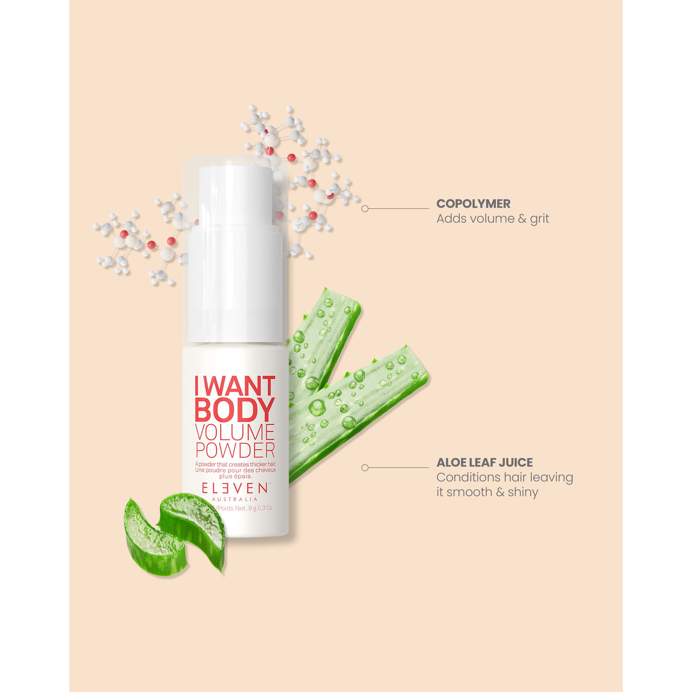 Alternativ bild 1 för Eleven Australia I Want Body Volume Powder 9 g