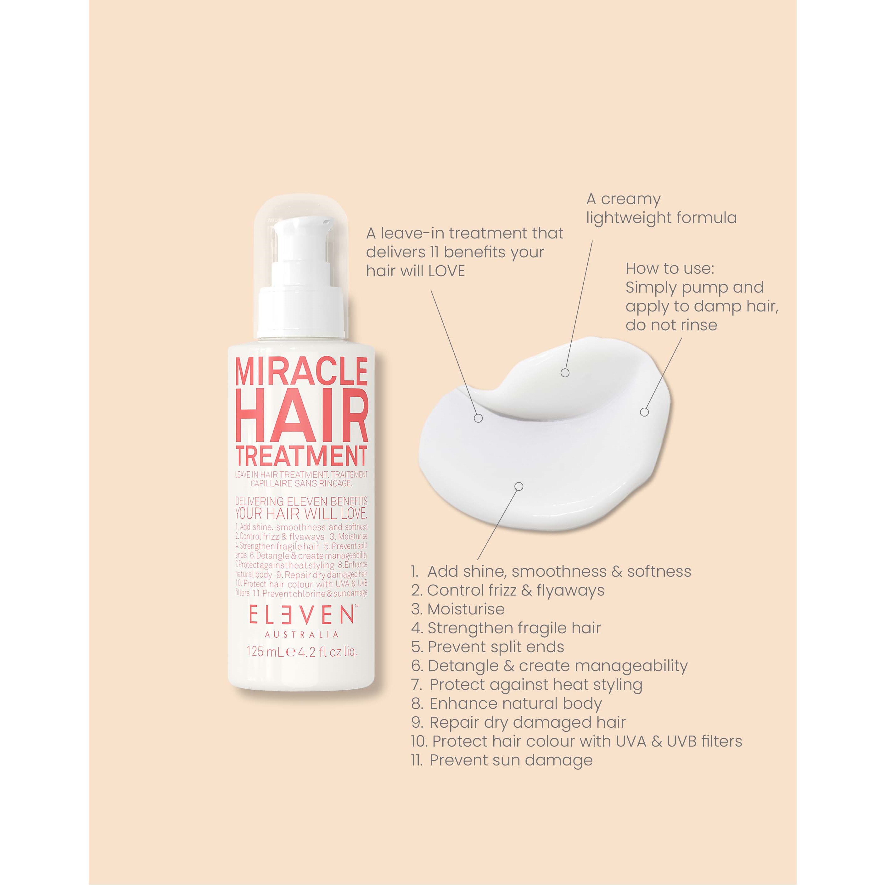 Alternativ bild 1 för Eleven Australia Miracle Hair Treatment 125 ml