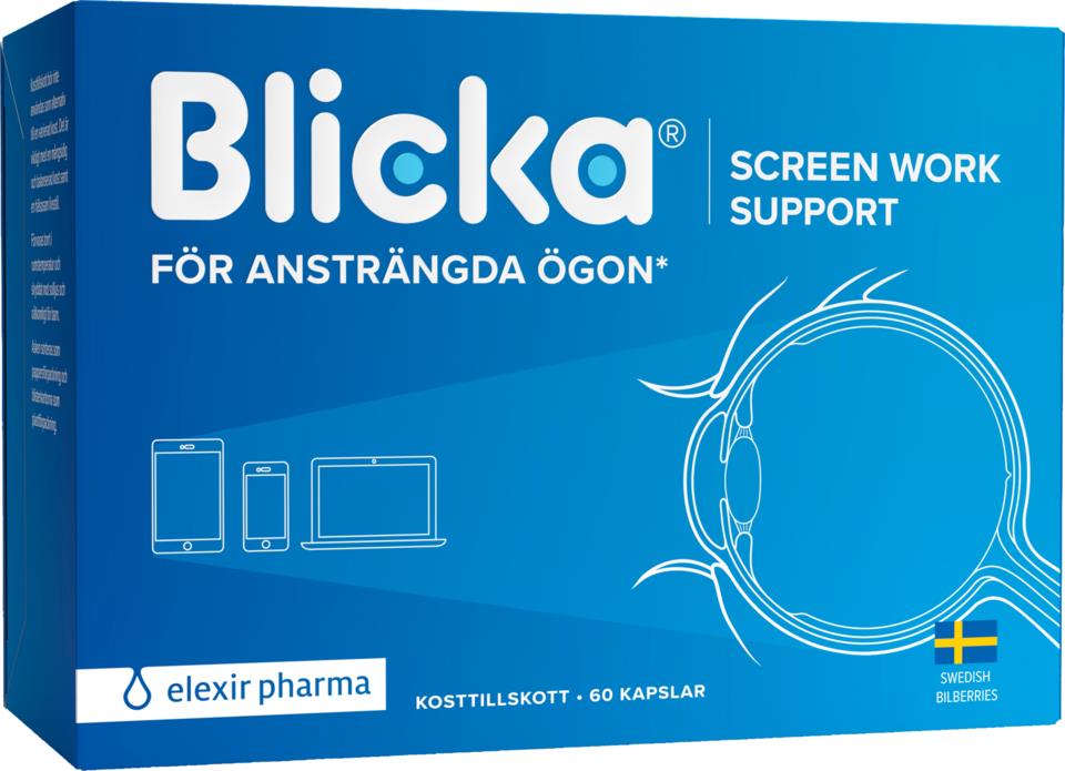 Elexir Pharma Blicka Screen Work Support 60 kpl