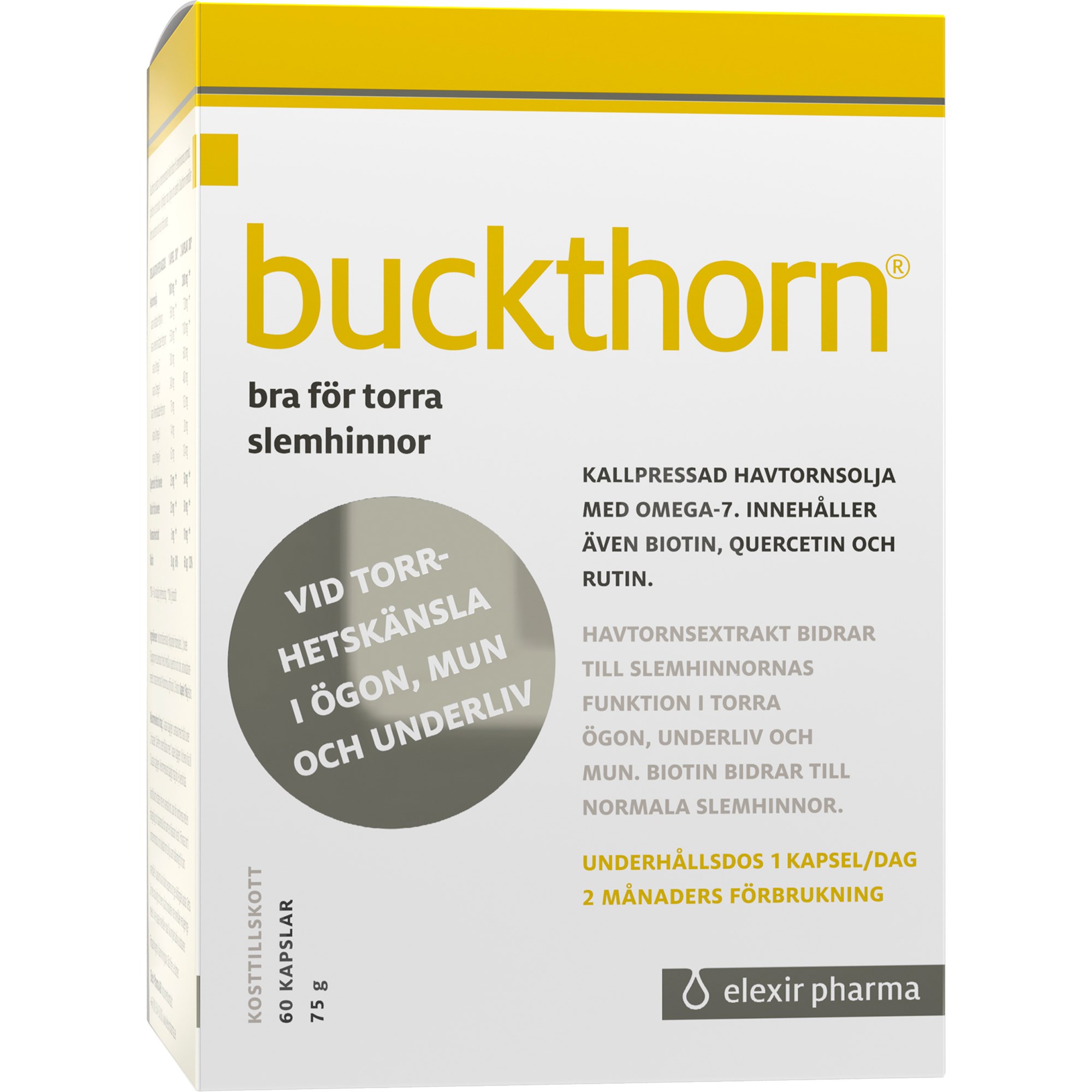 Elexir Pharma Buckthorn 60 st