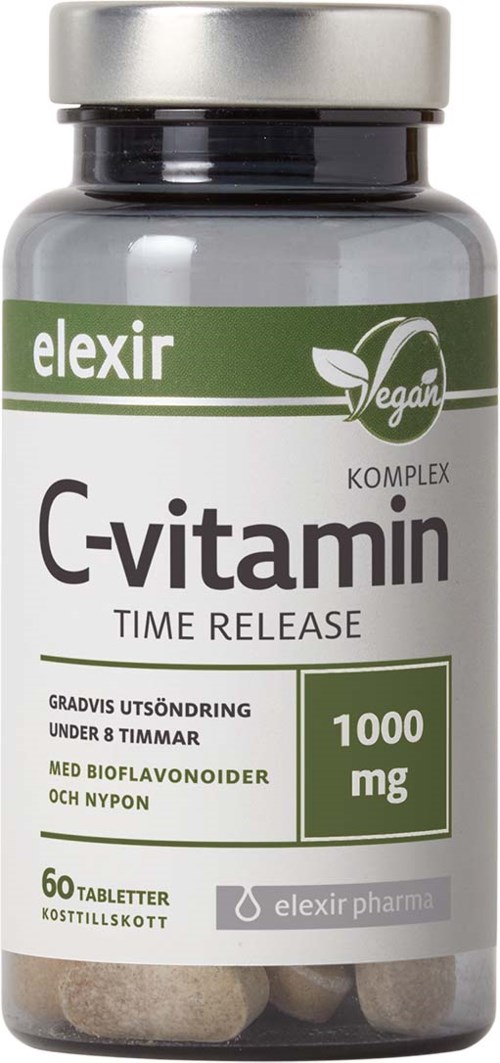 Elexir Pharma C-Vitamin Time release 60 st