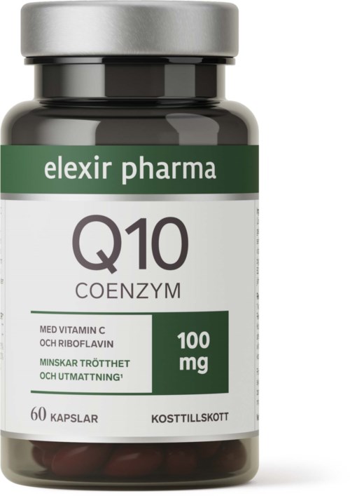 Elexir Pharma Coenzyme Q10 100mg 60 st