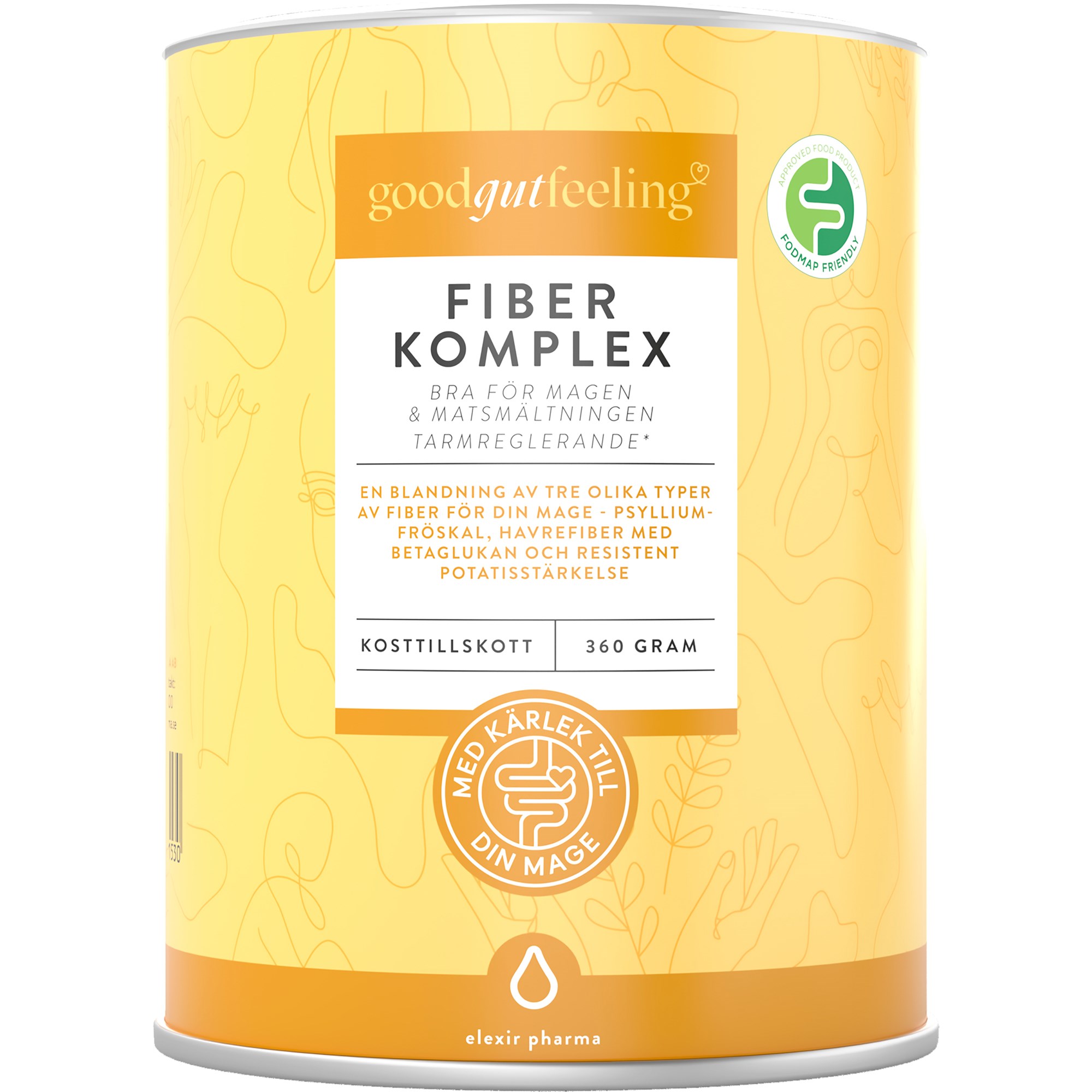 Elexir Pharma Good Gut Feeling Fiber Komplex 360 g