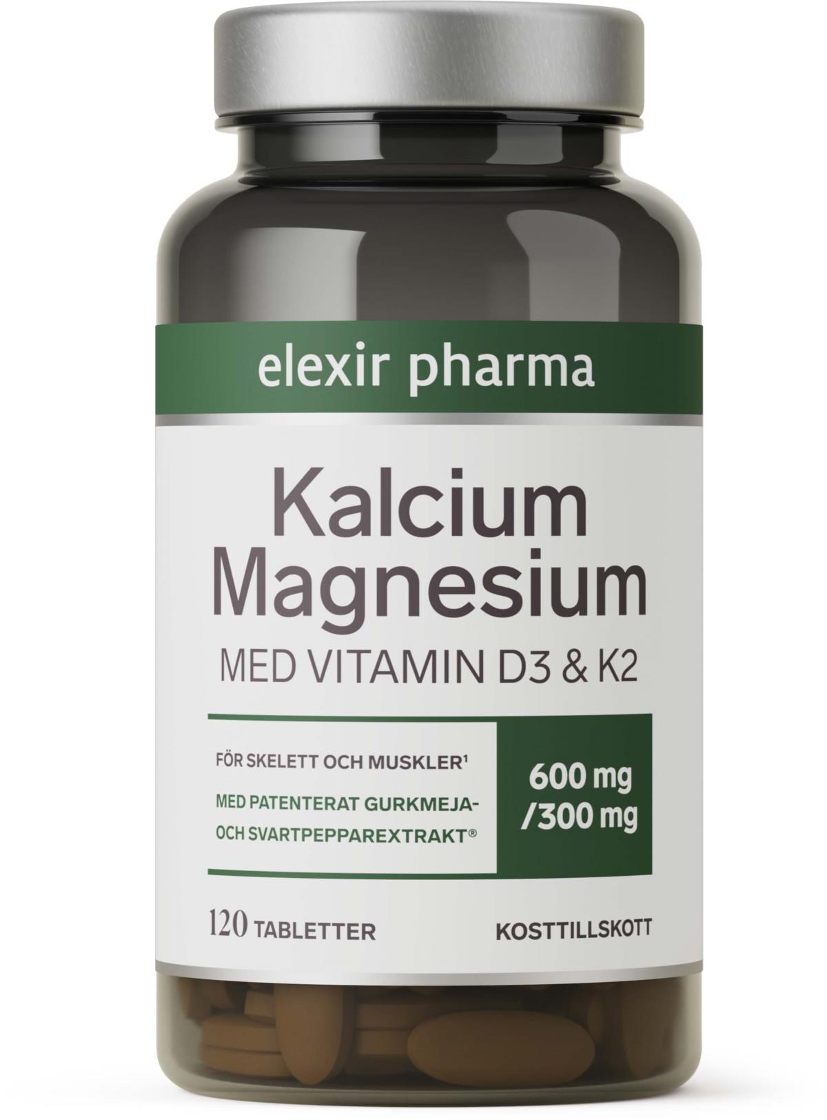 Elexir Pharma Kalcium/Magnesium 120 st