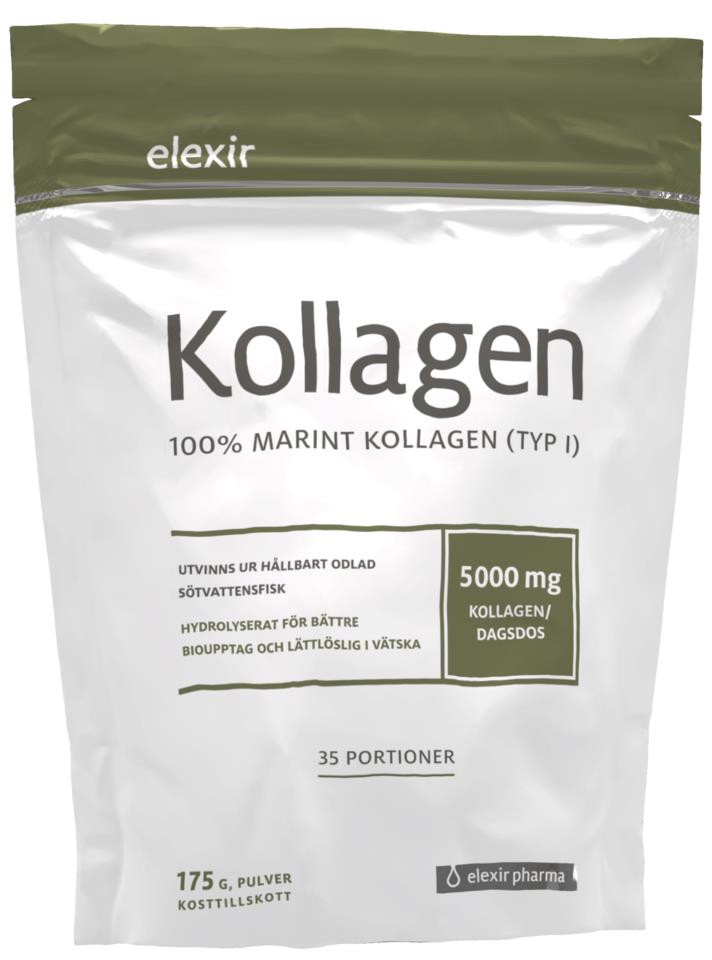 Elexir Pharma Kollagenpulver, Marint 175 gram