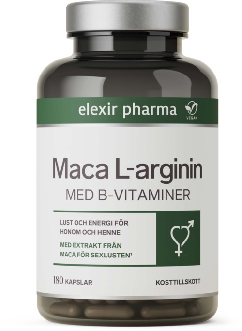 Elexir Pharma Maca L-arginin 180 st