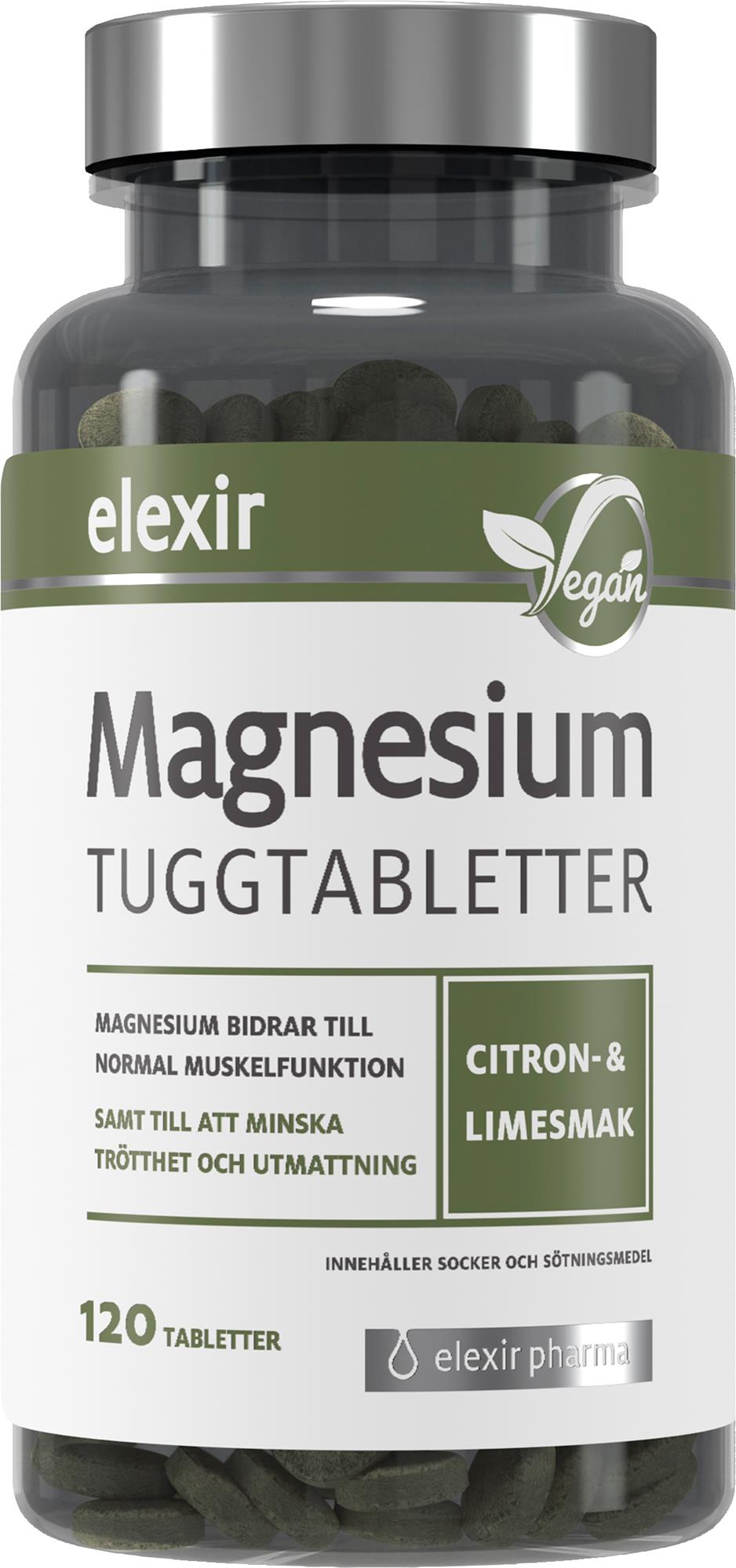 Elexir Pharma Magnesium Chewable Tablets 120 St