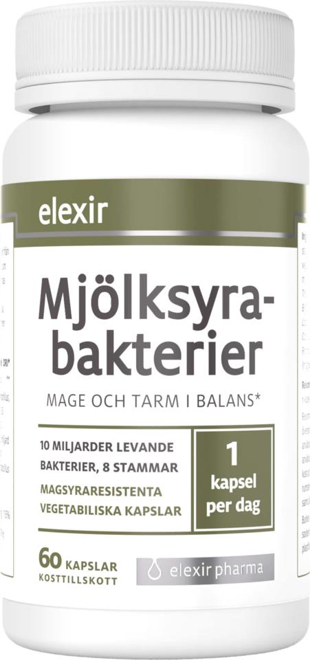 Elexir Pharma Mjölksyrabakterier 60 kpl