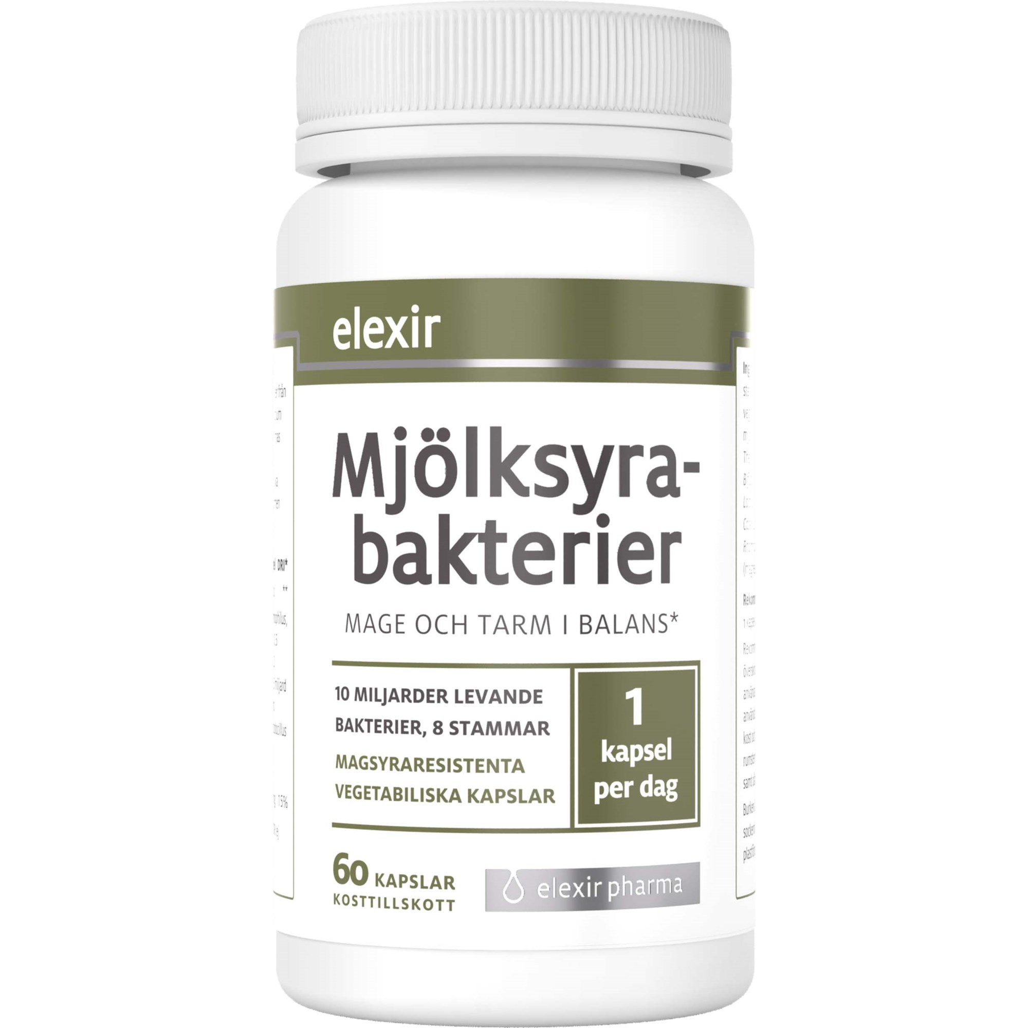 Elexir Pharma Mjölksyrabakterier 60 st