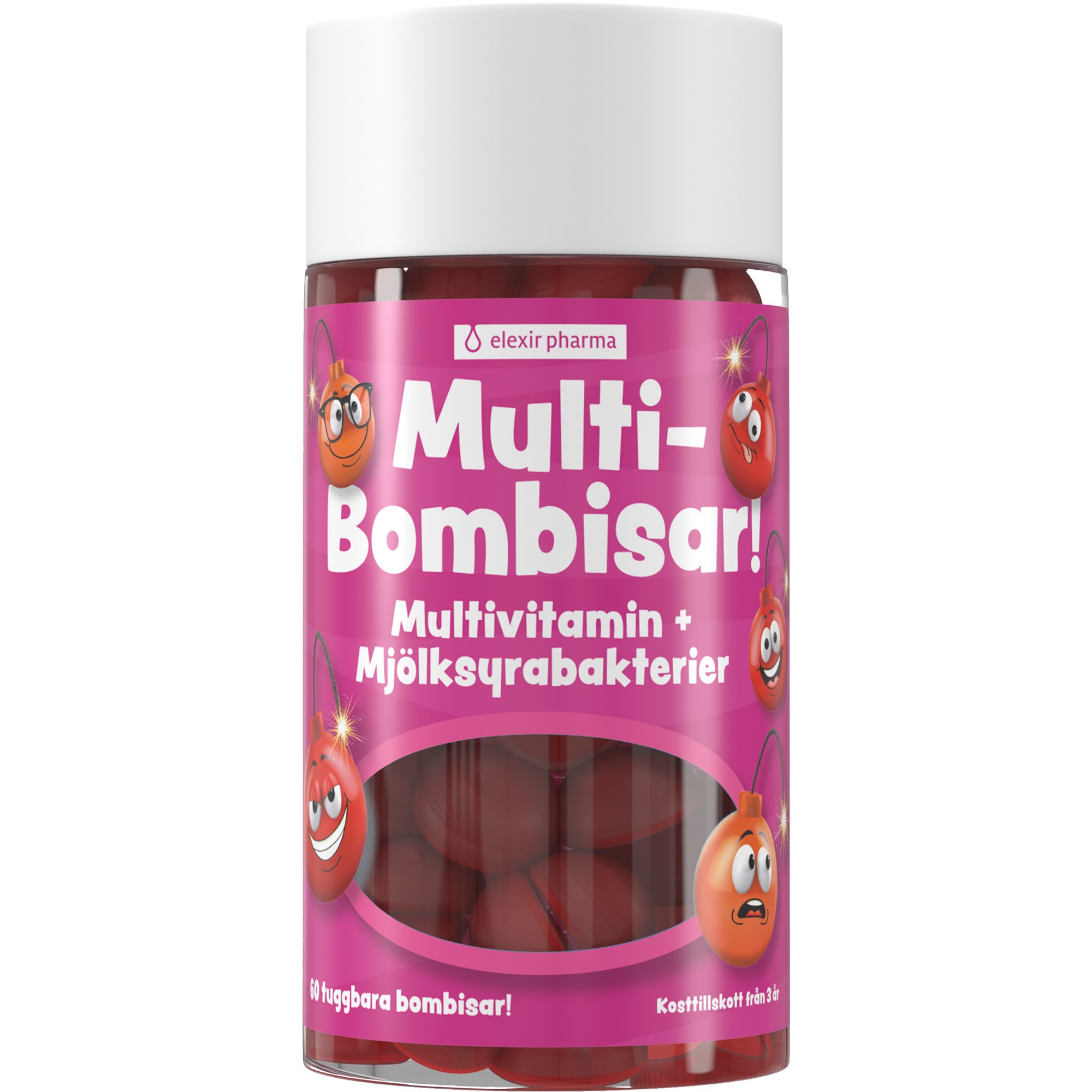 Elexir Pharma MultiBombisar Chewables 60 st