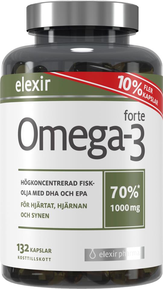 Elexir Pharma Omega3 Forte 1000mg 132 st