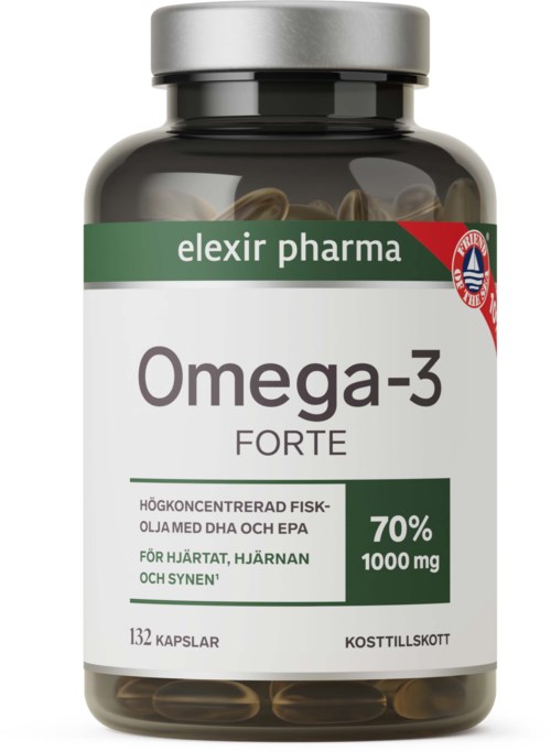 Elexir Pharma Omega3 Forte 1000mg 132 st