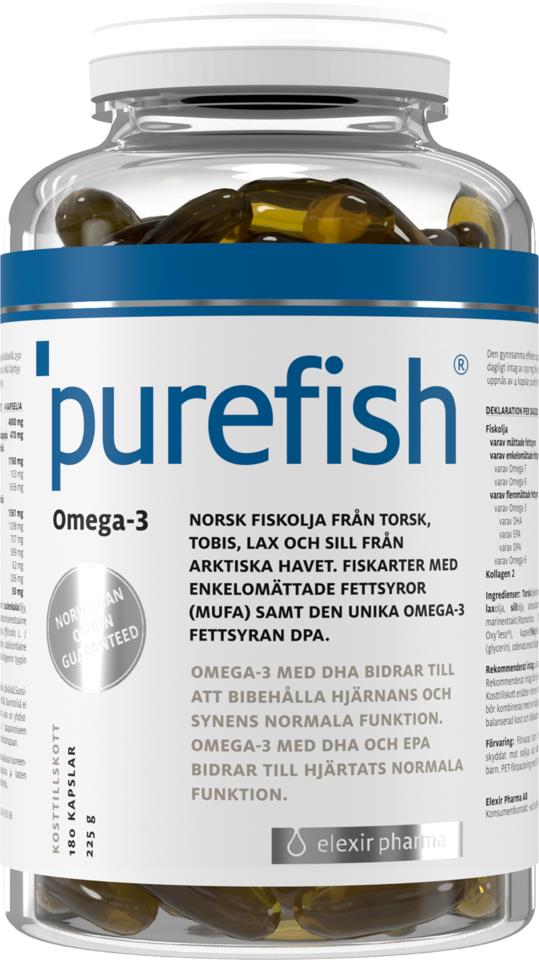 Elexir Pharma Purefish 180 kpl