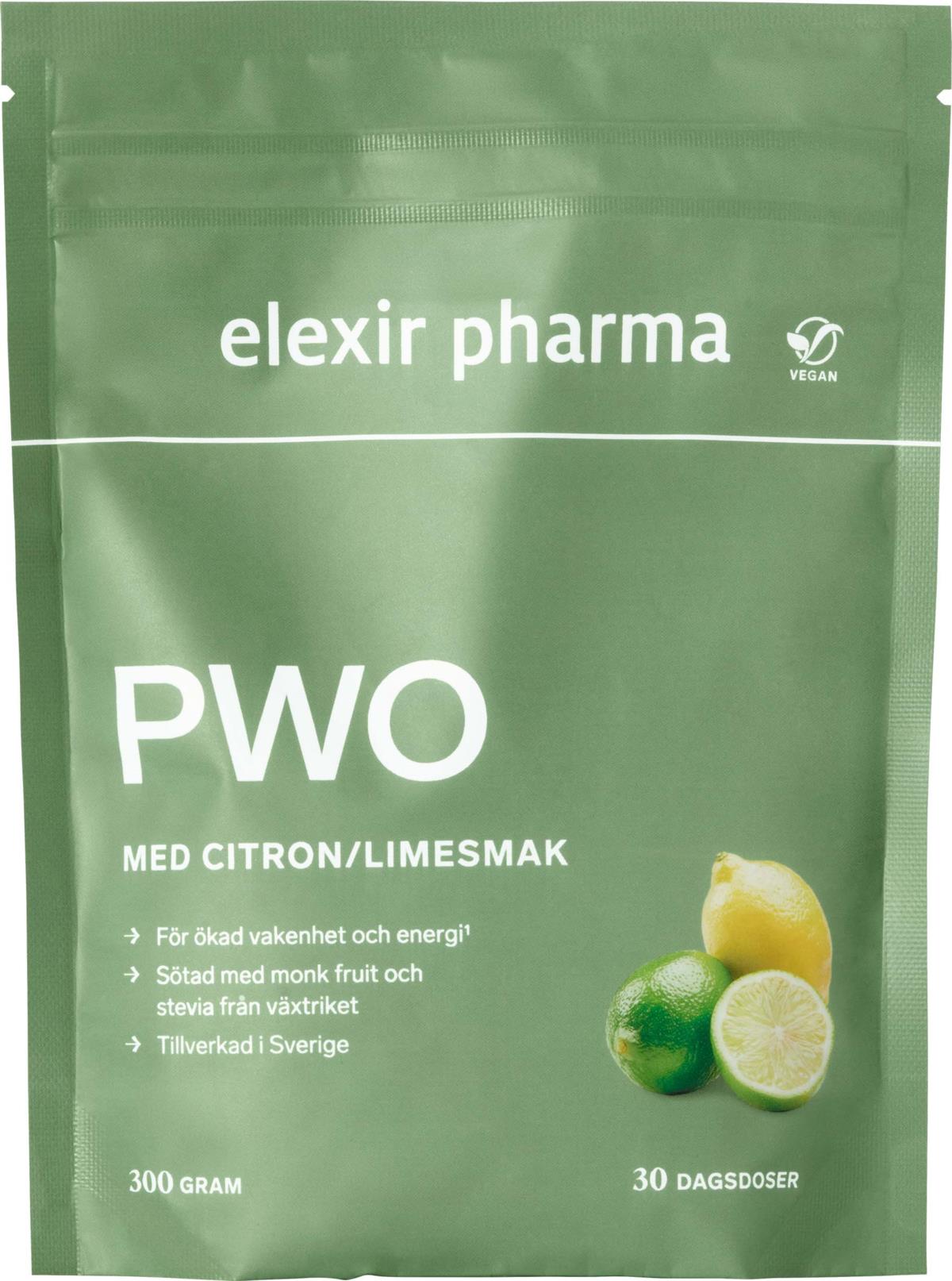 Elexir Pharma PWO Citron/Lime 300 g | lyko.com