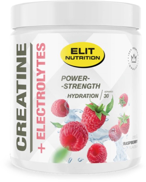 Elit Nutrition Creatine + Electrolytes Raspberry 270 g
