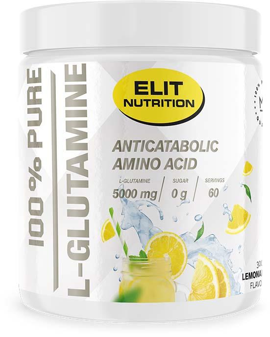 Elit Nutrition ELIT 100% Pure L-glutamine Lemonade 300g