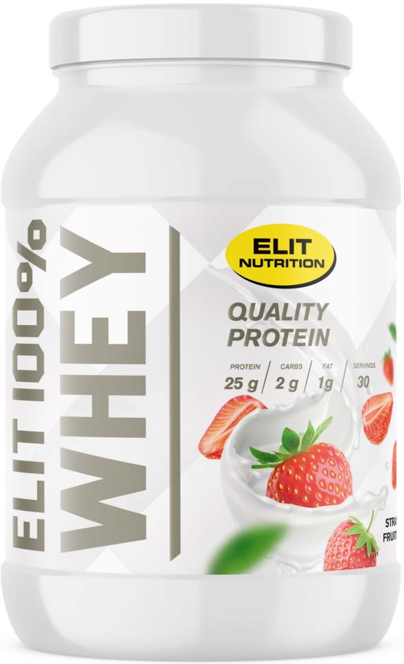 Elit Nutrition Elit 100% Whey Isolate, Strawberry 900g
