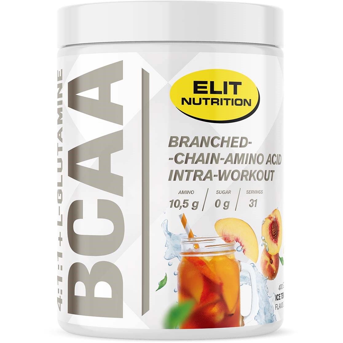 Elit Nutrition ELIT Bcaa 4:1:1 + L-glutamine Ice Tea 400 g