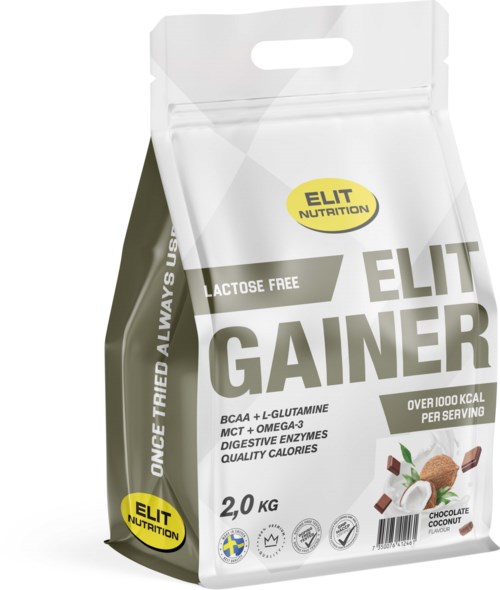 Elit Nutrition ELIT GAINER - Lactose free Chocolate Coconut 2000 g