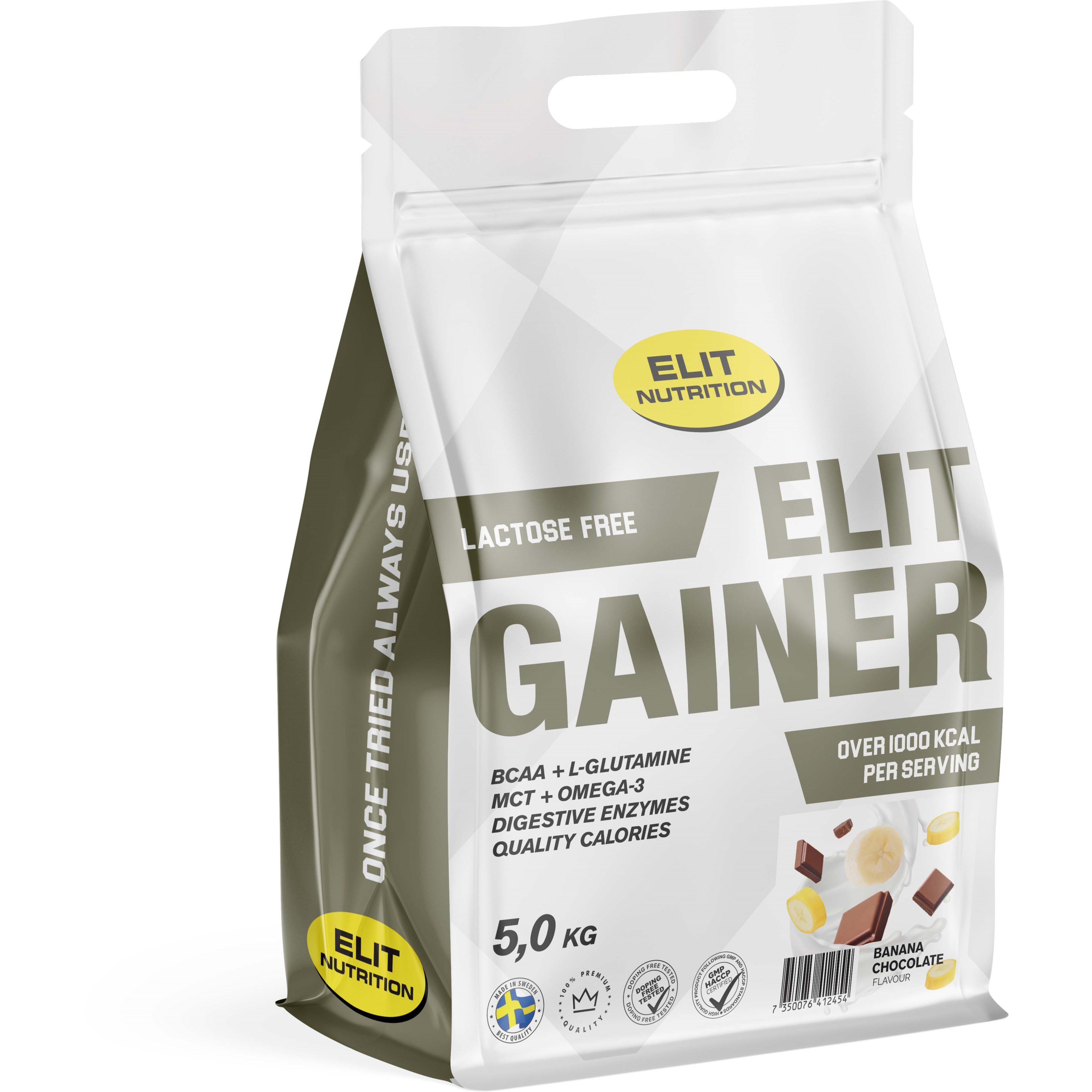 Elit Nutrition ELIT Gainer – lactose free Banana Chocolate 5000 g