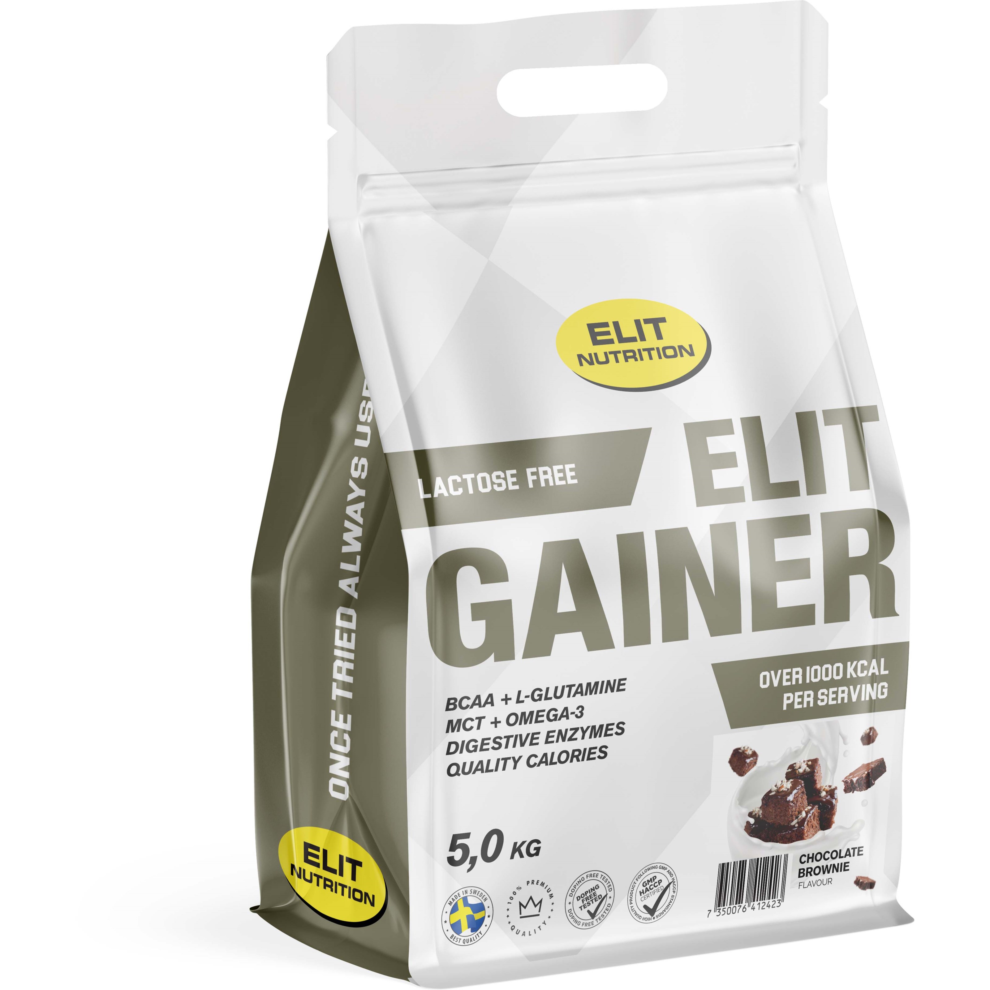 Elit Nutrition ELIT Gainer – lactose free Chocolate Brownie 5000 g