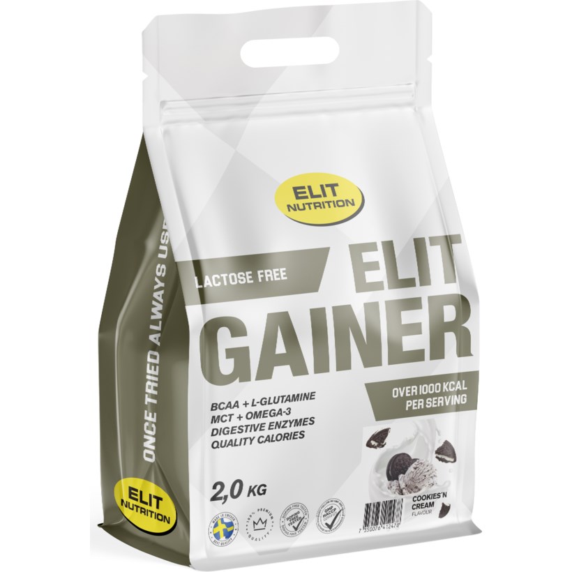 Elit Nutrition ELIT Gainer – lactose free Cookies ´n Cream 2200 g