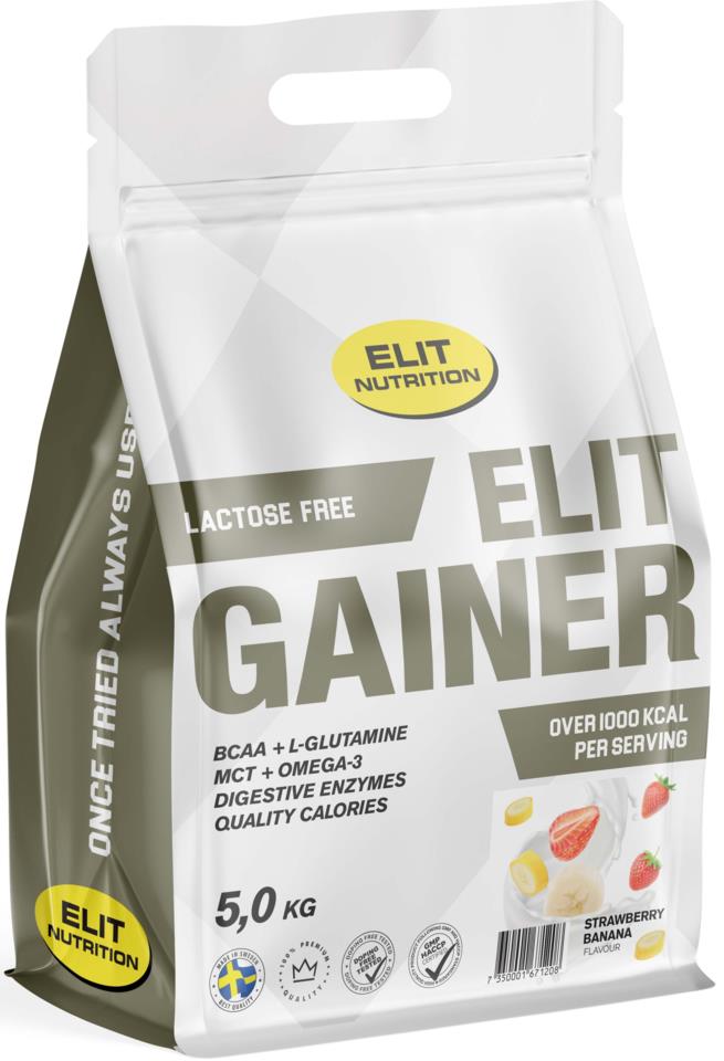 Elit Nutrition ELIT Gainer - lactose free Strawberry Banana 5000g