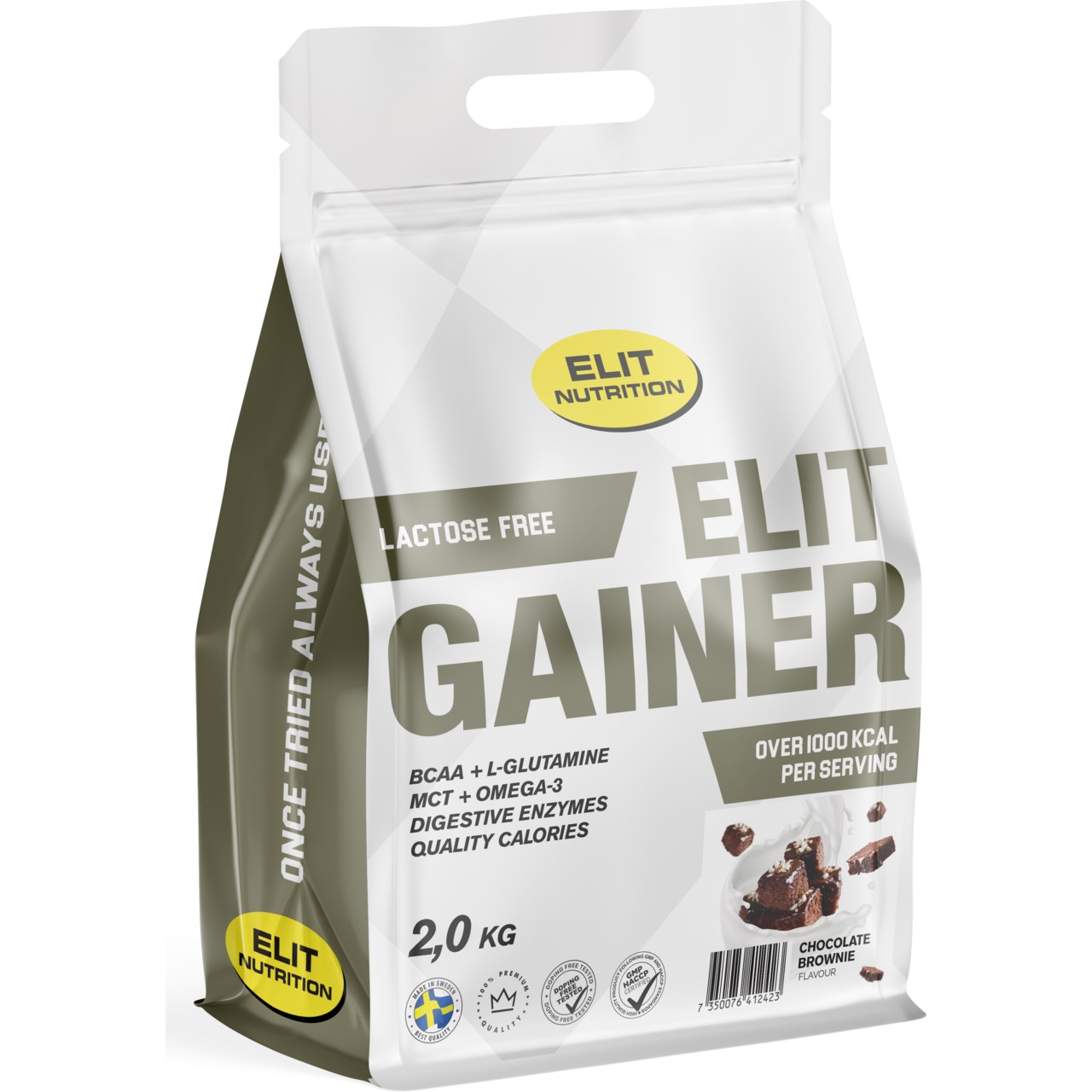 Elit Nutrition ELIT Gainer – lactose free Chocolate Brownie 2200 g