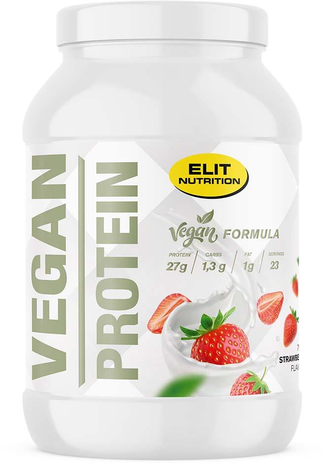 Elit Nutrition Vegan Protein, Strawberry 900g