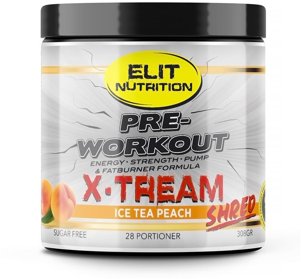 Elit Nutrition X-tream Shred PWO Ice Tea Peach 308g