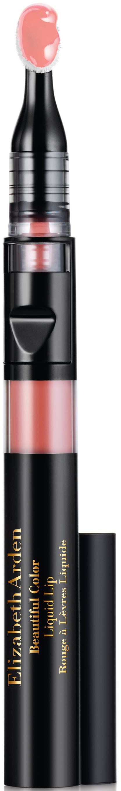 En svart och rosa kosmetisk penna med en mjuk rouge vid spetsen, använd för makeup eller hudvård.