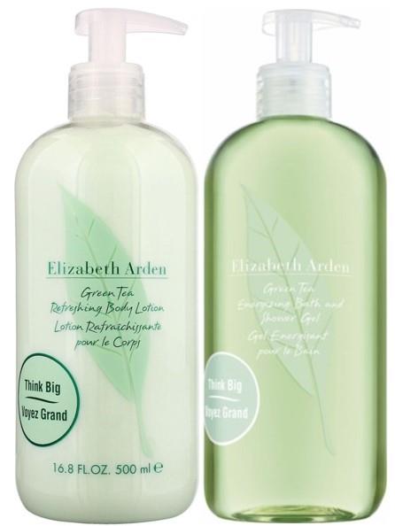 Elizabeth Arden Green Tea Refreshing Body Lotion 500 ml & Energizing Bath & Shower Gel 500 ml