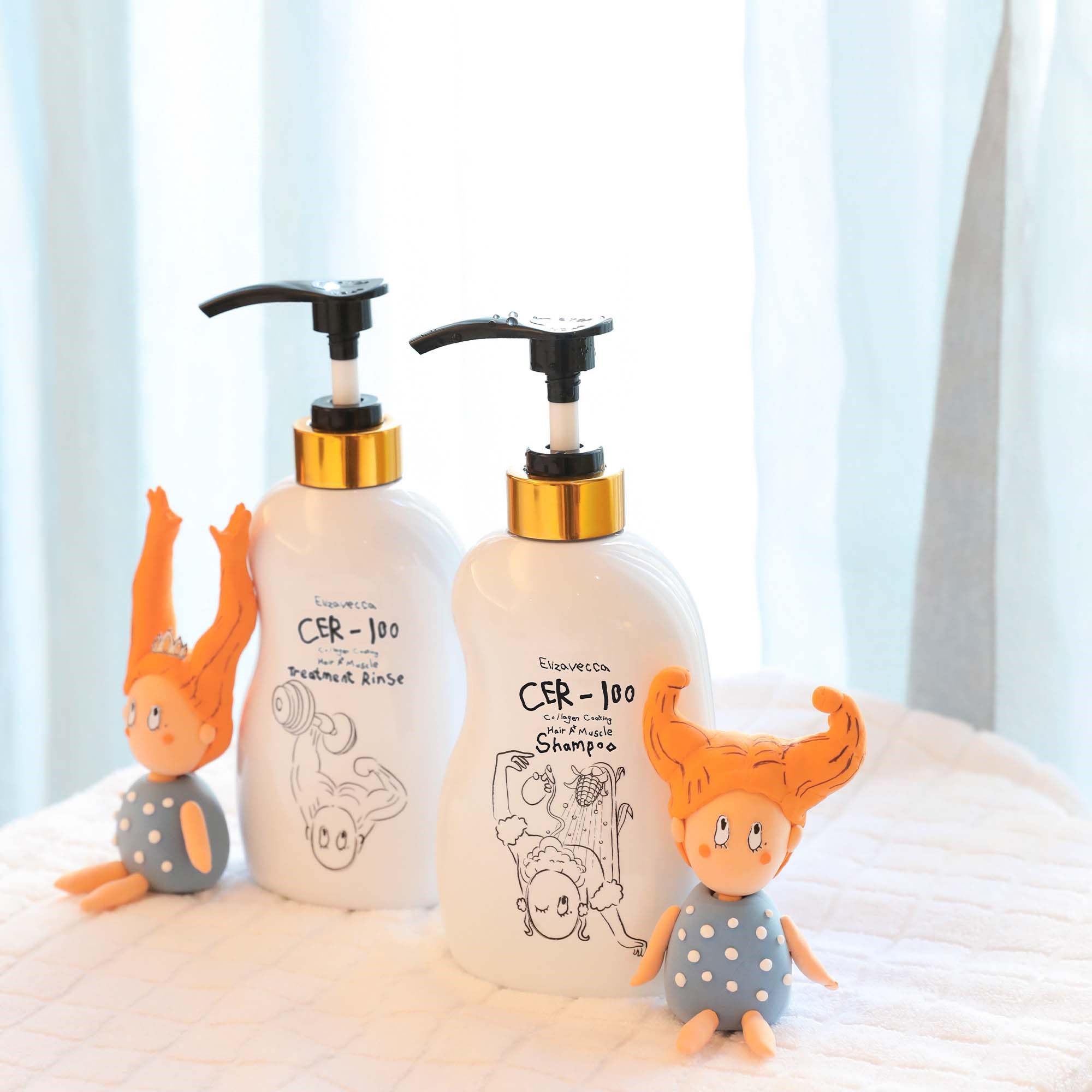 Elizavecca CER-100 Collagen Coating Hair A+ Muscle Shampoo 500 ml (obrázok 5)