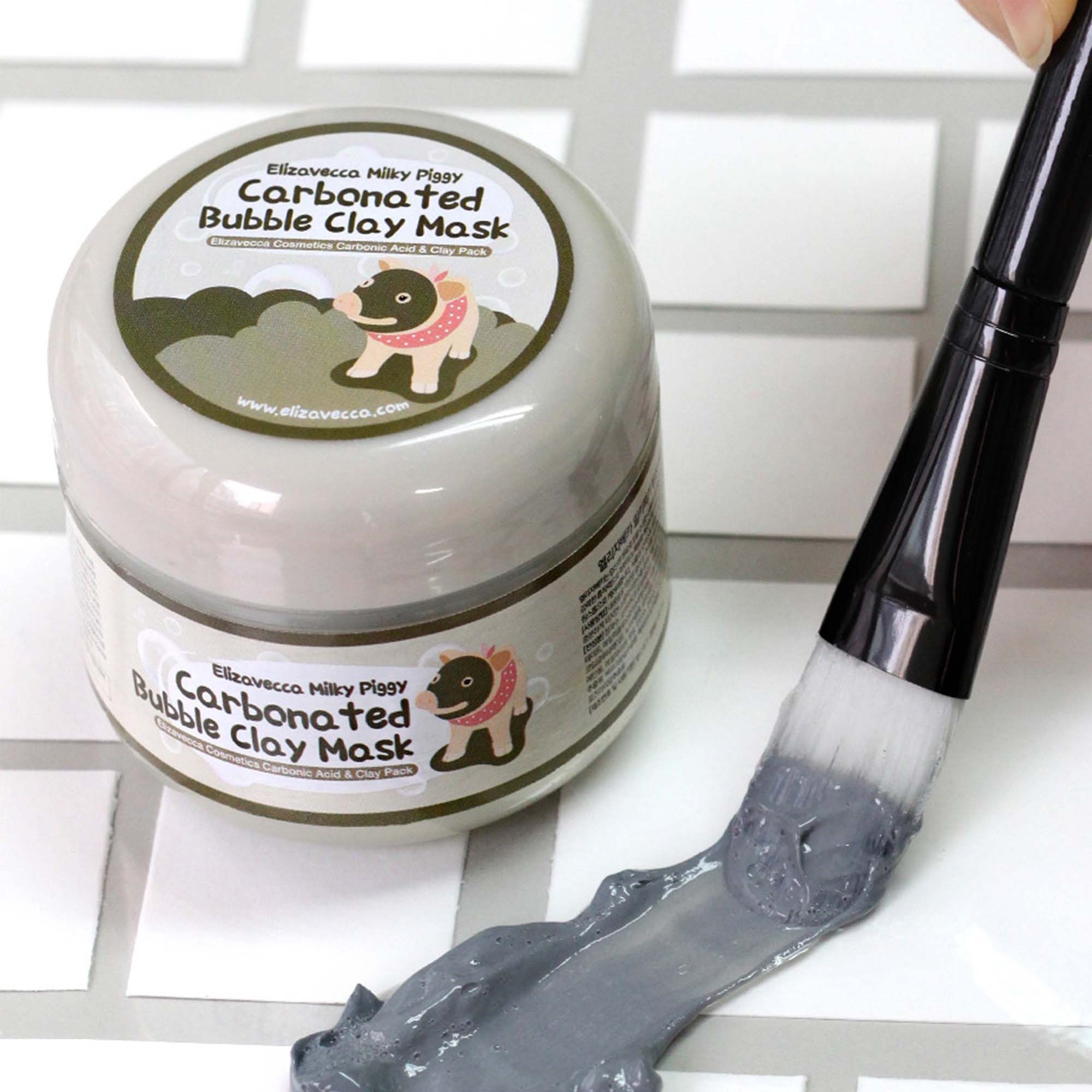 Elizavecca Milky Piggy Carbonated Bubble Clay Mask 100 ml (obrázok 4)