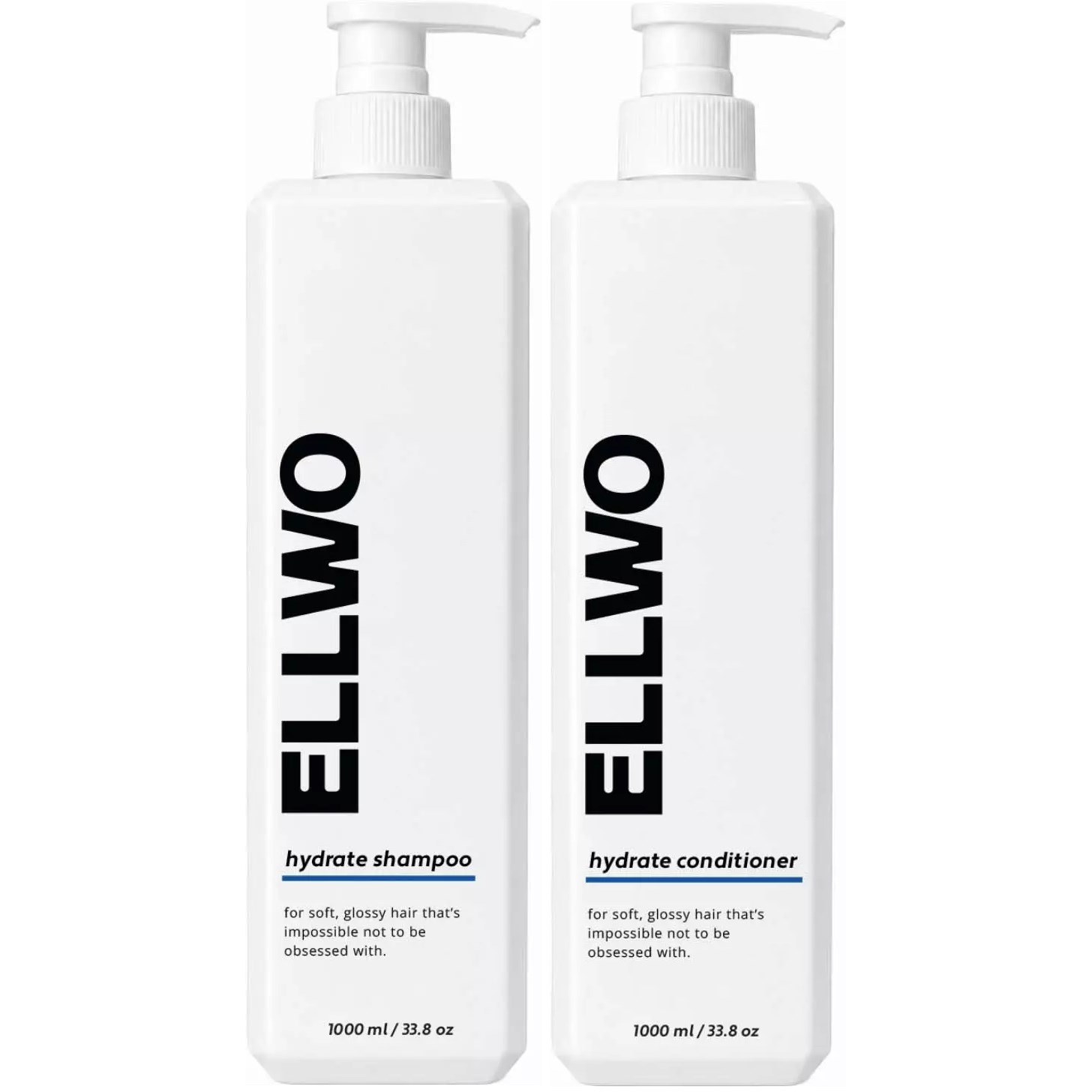 ELLWO Bundle Hydrate Shampoo 1000 ml & Conditioner 1000 ml