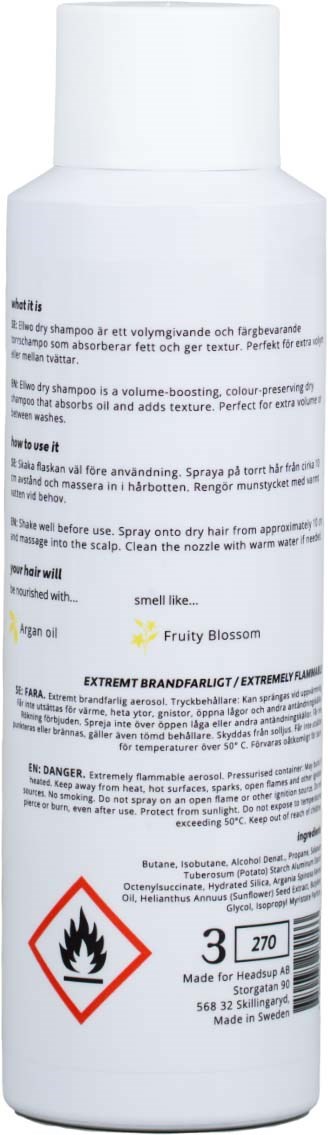 Ellwo Professional Dry Shampoo 200 ml