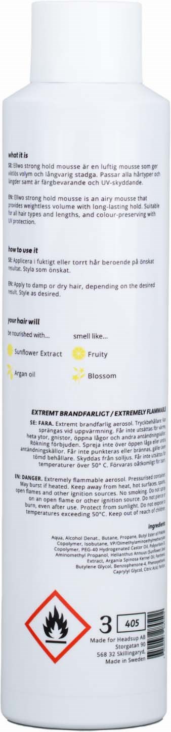 Ellwo Professional Strong Hold Mousse 300 ml