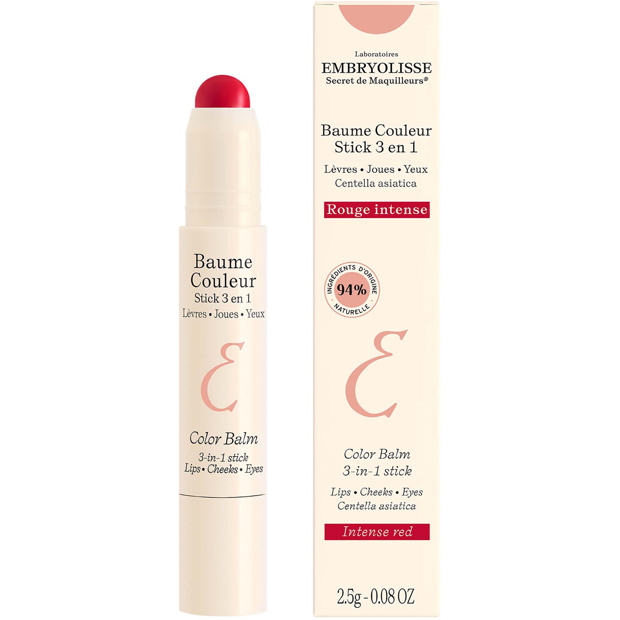 Embryolisse Embryolisse Color Balm 3-In-1 Stick Intense Red parfym
