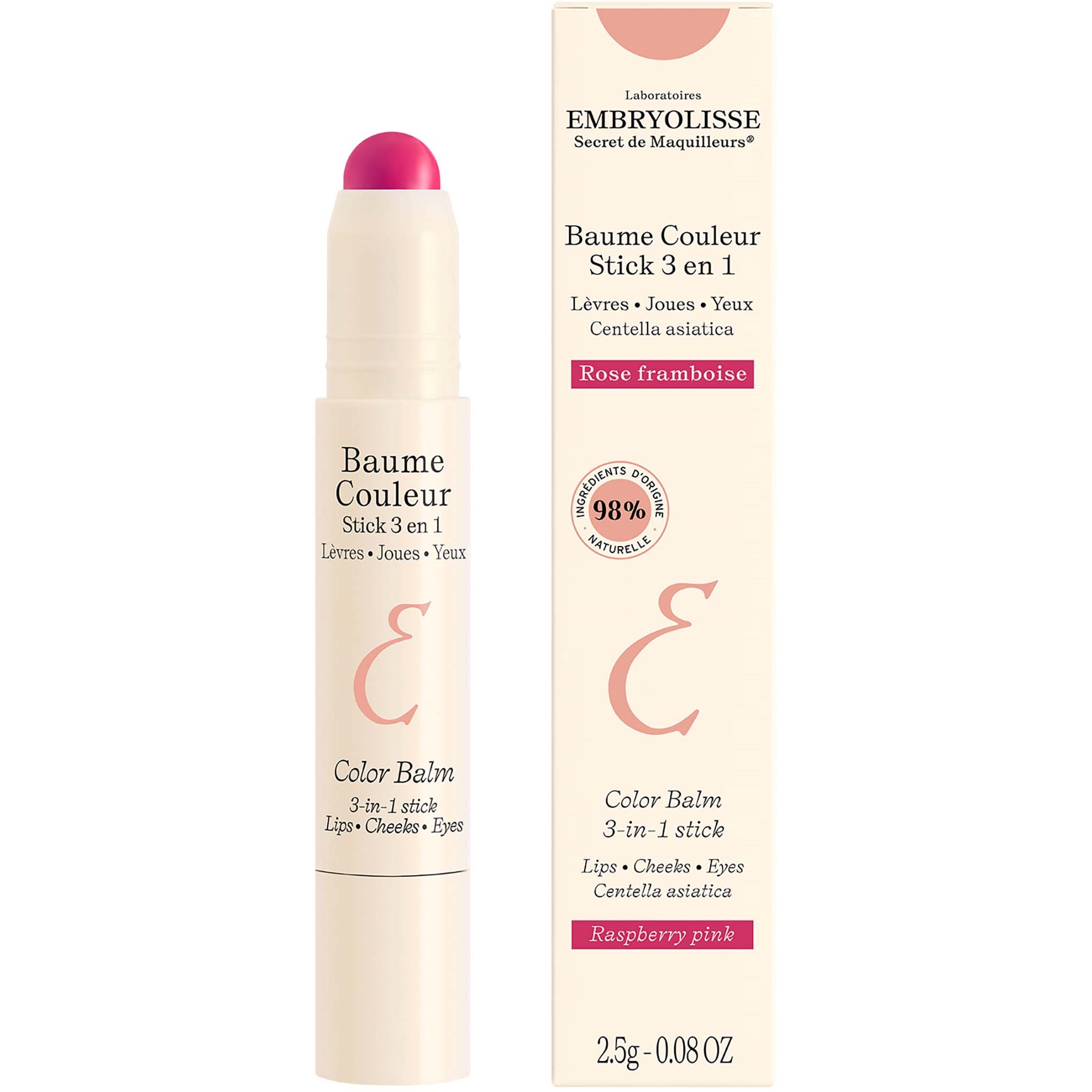 Embryolisse Embryolisse Color Balm 3-In-1 Stick Raspberry Pink parfym