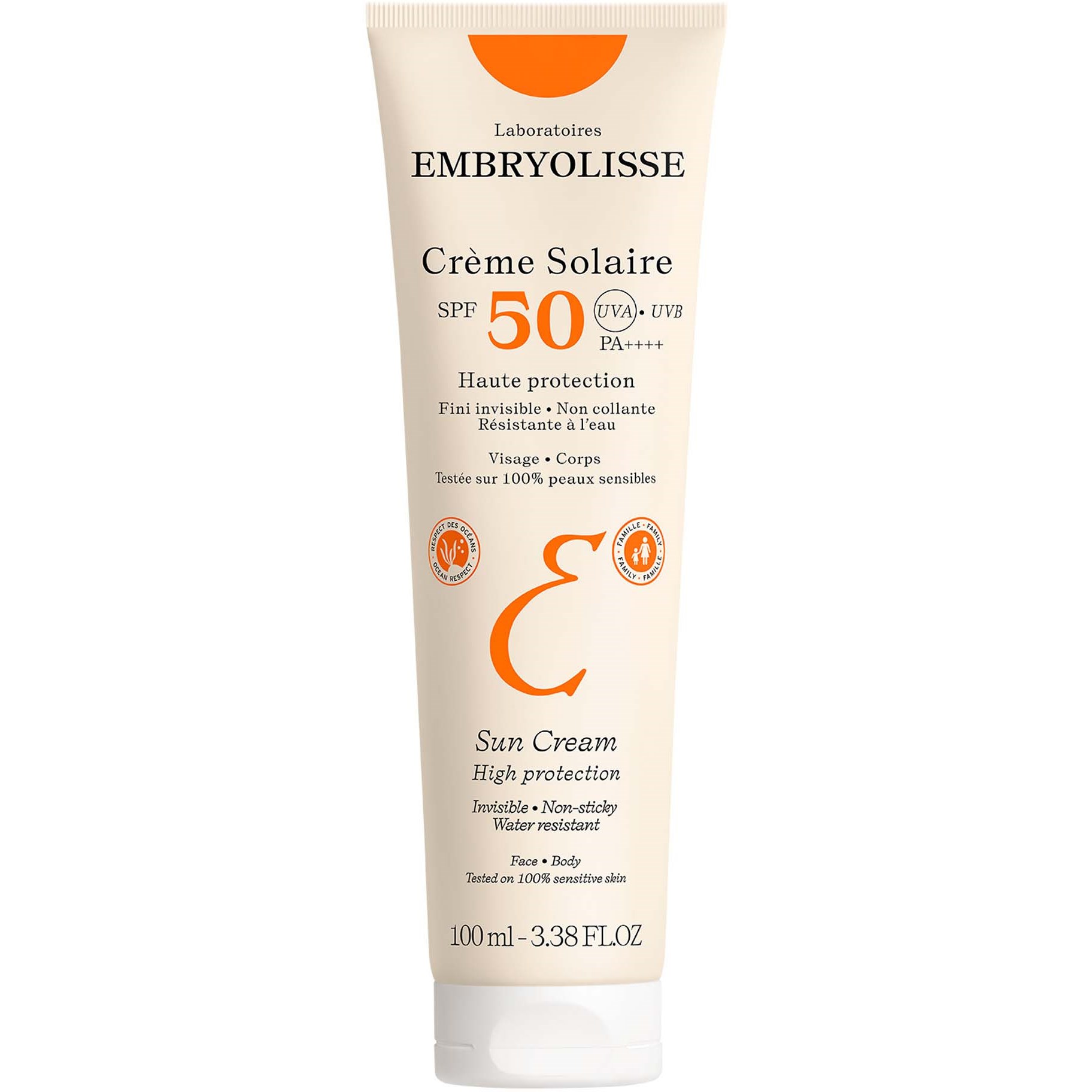 Läs mer om Embryolisse Sun Cream SPF50 100 ml